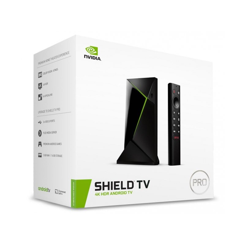Стаціонарний медіаплеєр NVIDIA Shield TV Pro 2019
