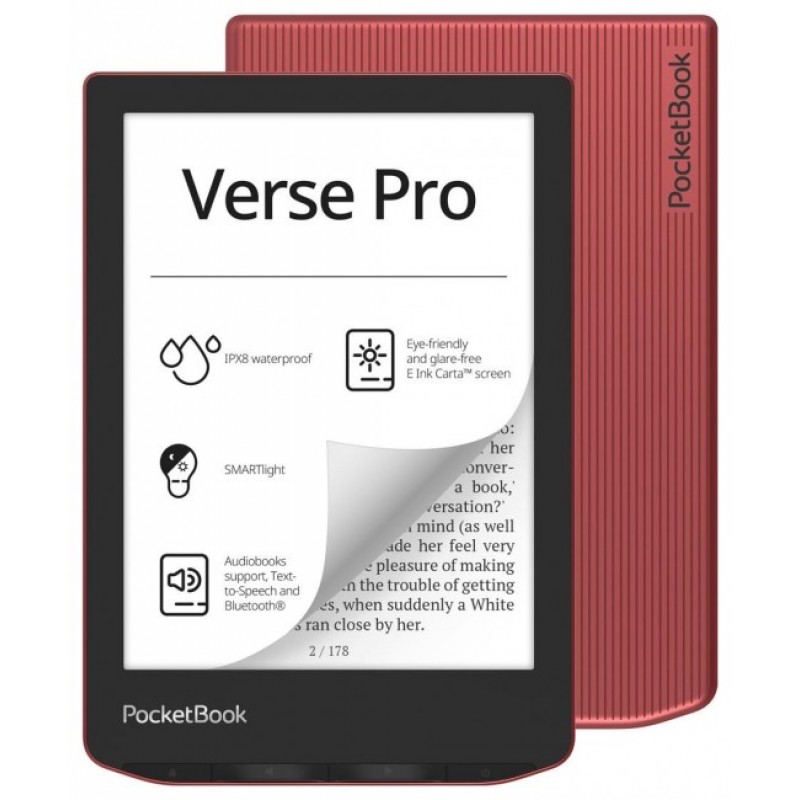 Електронна книга PocketBook 634 Verse Pro Passion Red