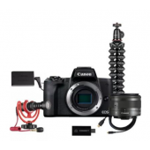 Фотоапарат Canon EOS M50 Mark II kit (15-45mm) IS STM Black premium live stream kit