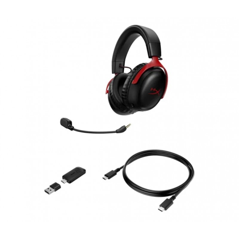 Ігрова гарнітура HyperX Cloud III Wireless Black/Red