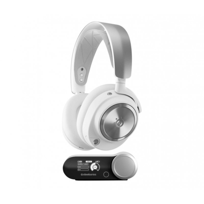 Ігрова гарнітура SteelSeries Arctis Nova Pro Wireless White