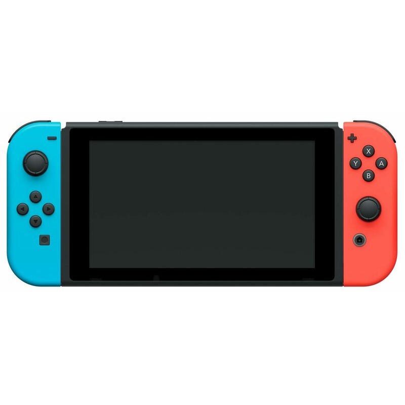 Ігрова приставка Nintendo Switch V2 with Neon Blue and Neon Red Joy-Con