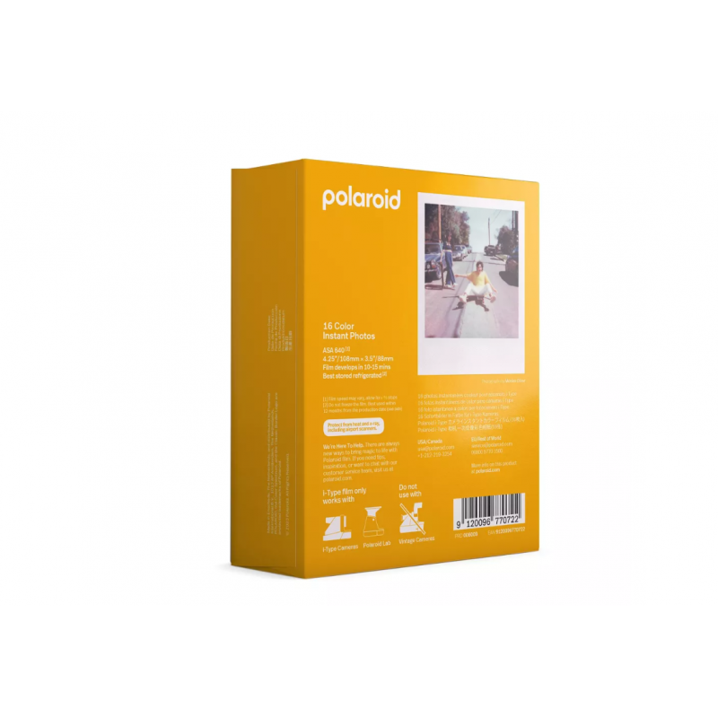 Фотопапір Polaroid color Film for i-Type Double Pack