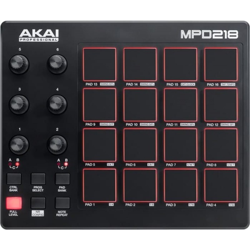 MIDI-контроллер AKAI MPD 218