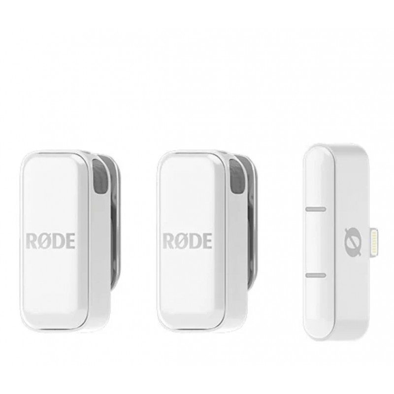 Мікрофонна радіосистема RODE Wireless Micro Lightning White