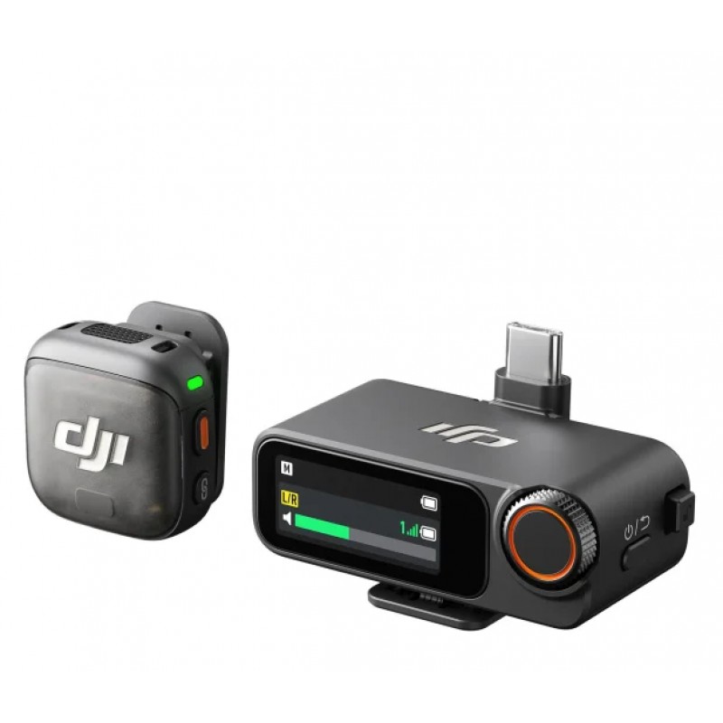 Мікрофонна система DJI Mic 3 (1 TX + 1 RX)