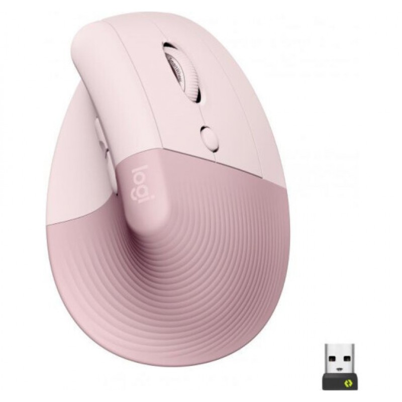 Мишка Logitech Lift Vertical Ergonomic Mouse Rose