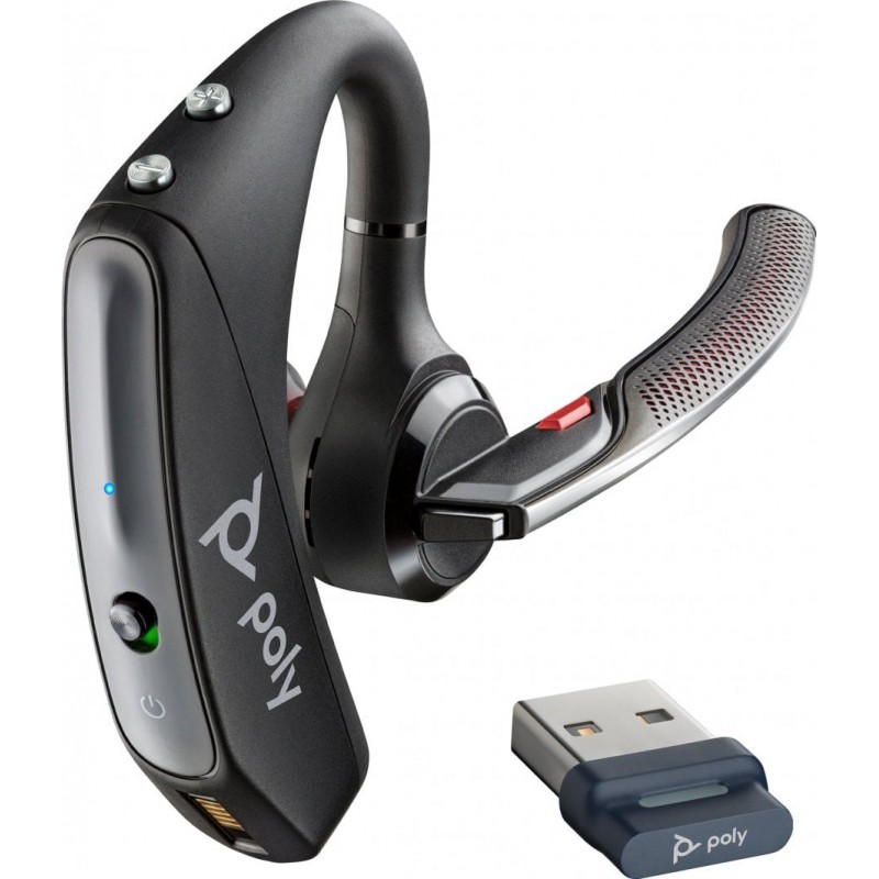 Bluetooth-гарнітура Poly Voyager 5200 USB-A HS + BT700