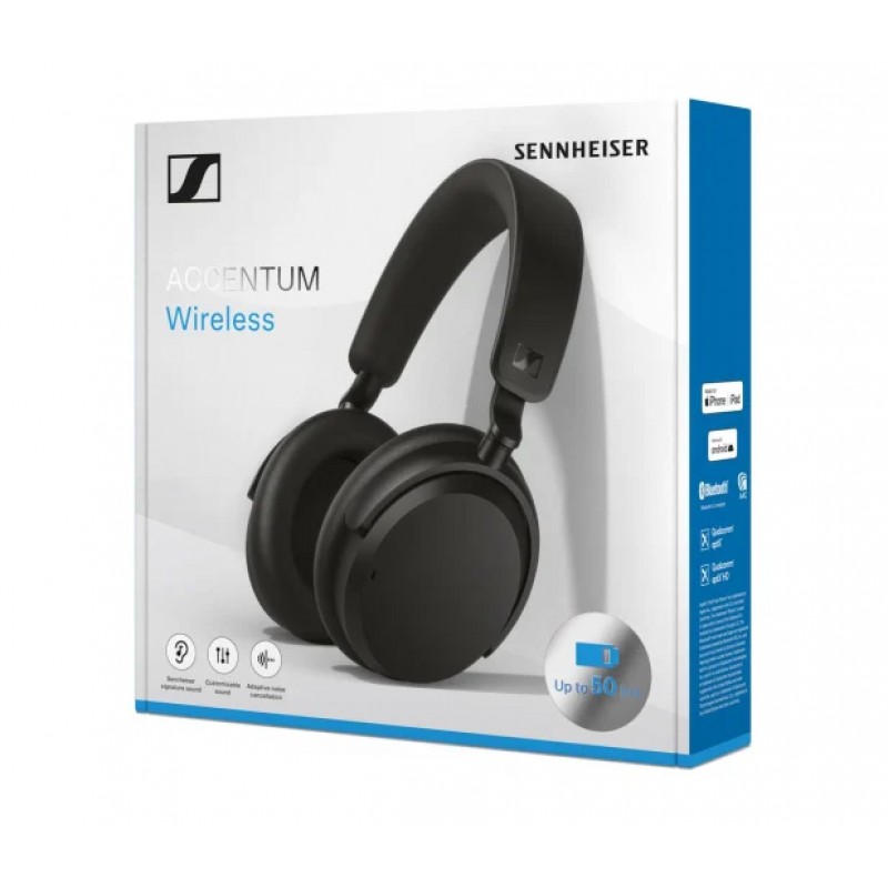 Навушники Sennheiser ACCENTUM Wireless Black