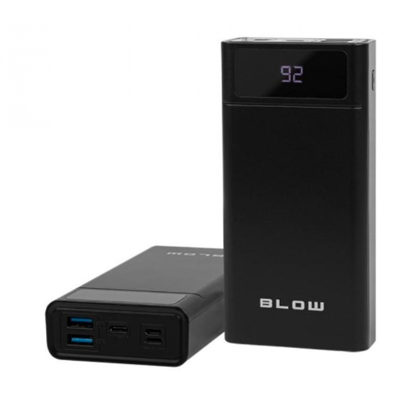 Повербанк BLOW PB40A USB-C 2xUSB 40000 mAh Black