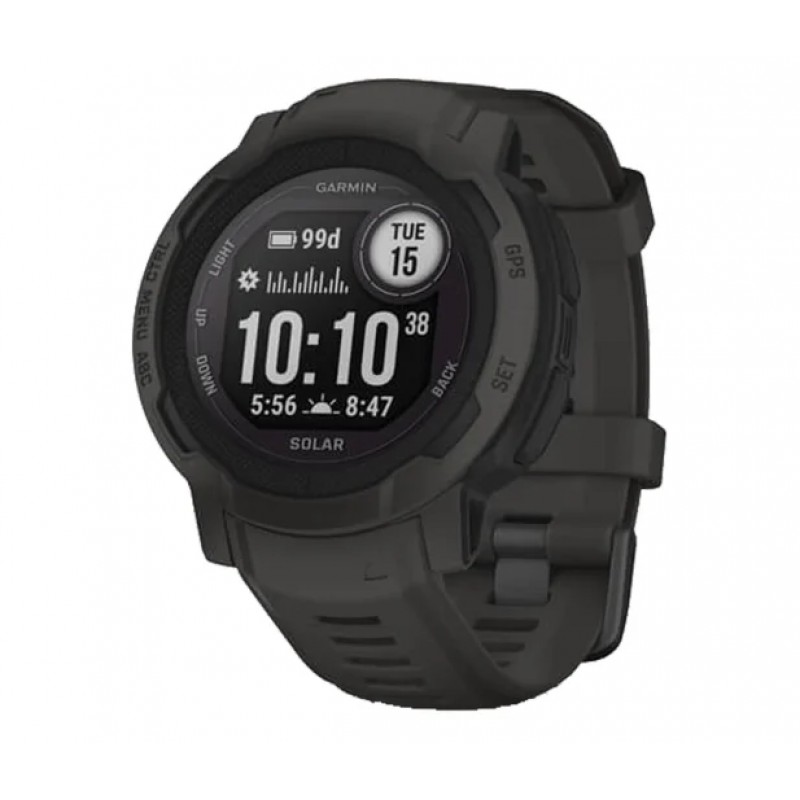 Смарт-годинник Garmin Instinct 2 Solar Graphite