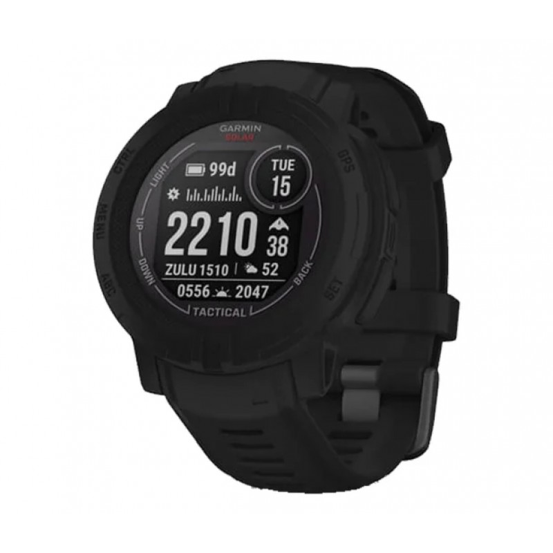 Смарт-годинник Garmin Instinct 2 Solar Black Tactical Edition