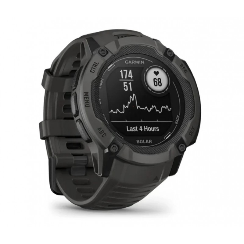 Смарт-годинник Garmin Instinct 2X Solar Graphite