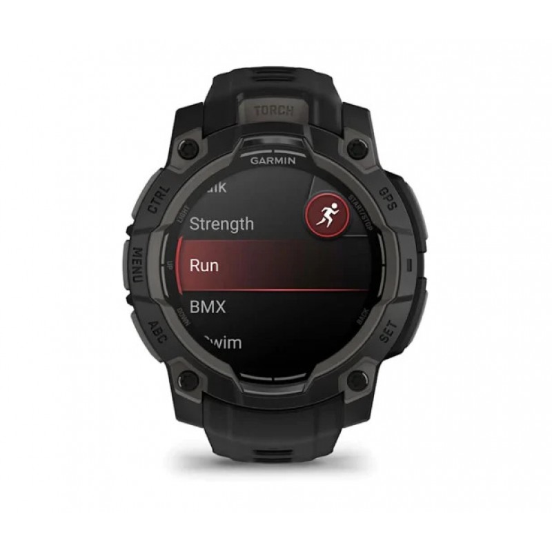 Смарт-годинник Garmin Instinct 3 45mm Black AMOLED