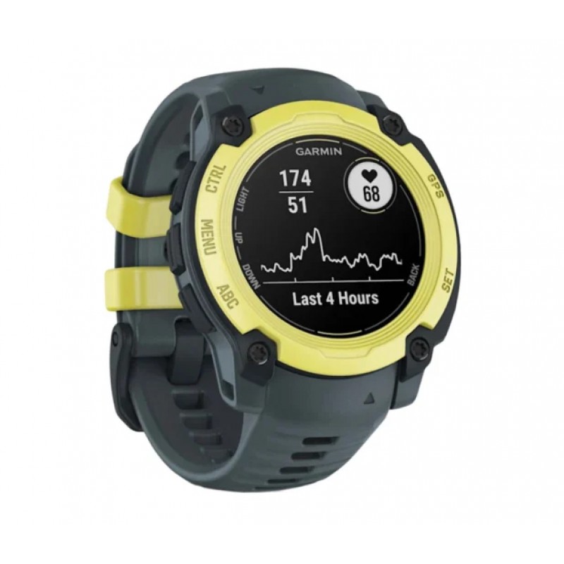 Смарт-годинник Garmin Instinct E 40mm Electric Lime Bezel Twilight Band