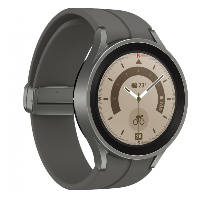 Смарт-годинник Samsung Galaxy Watch 5 Pro 45mm Gray Titanium LTE
