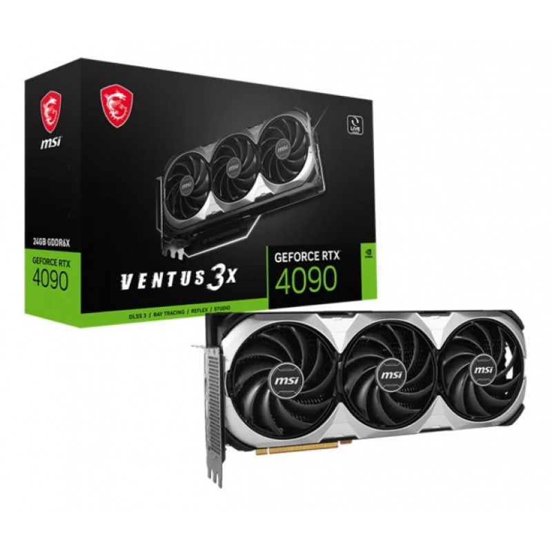 Відеокарта MSI GeForce RTX 4090 VENTUS 3X E 24GB GDDR6X