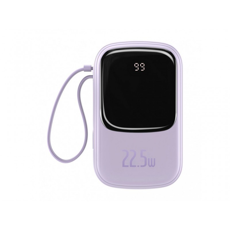 Повербанк Baseus Qpow USB-C 20000 mAh 22.5W Purple