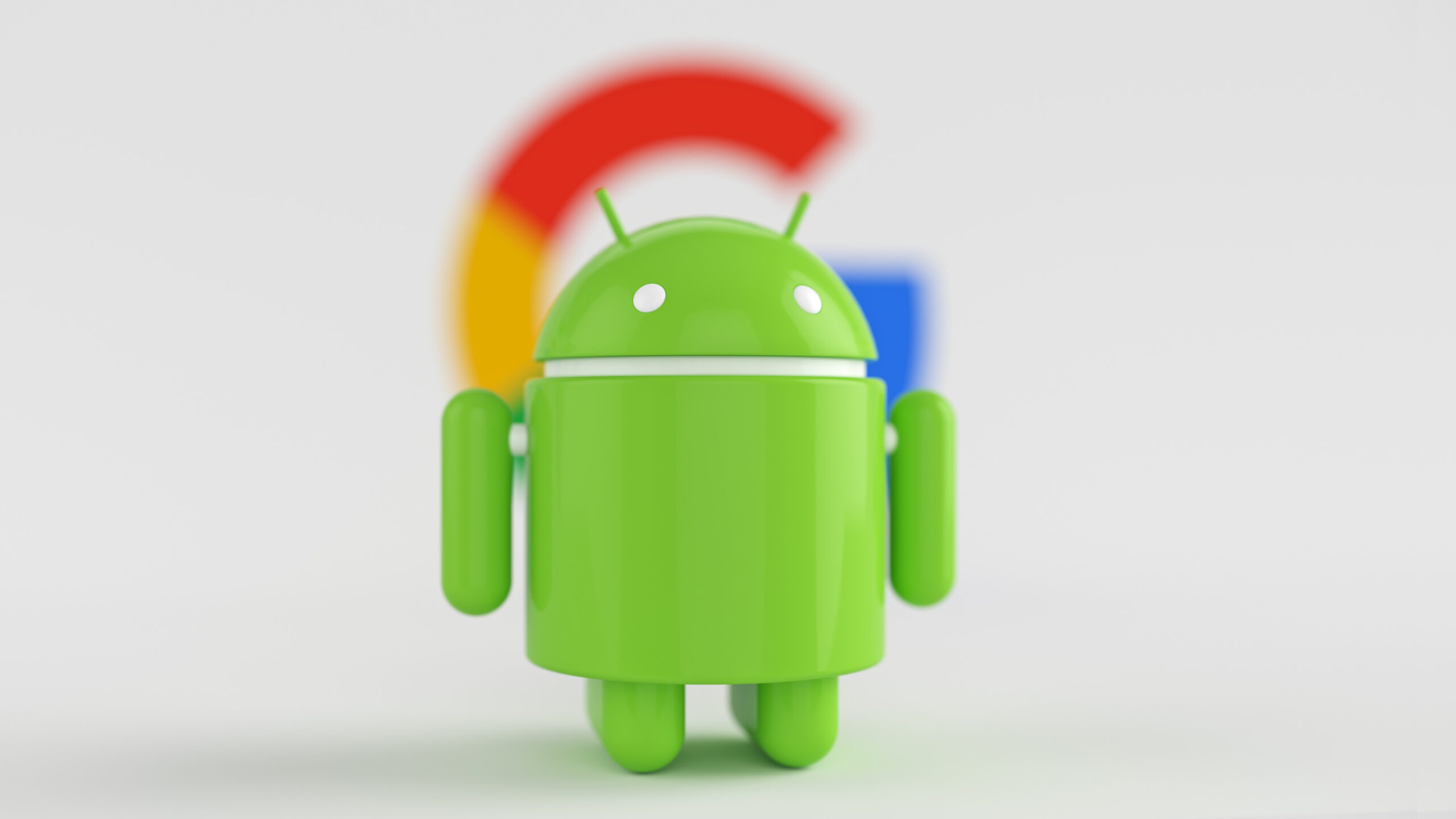 Зелений робот Android як ілюстрація системних оновлень Google