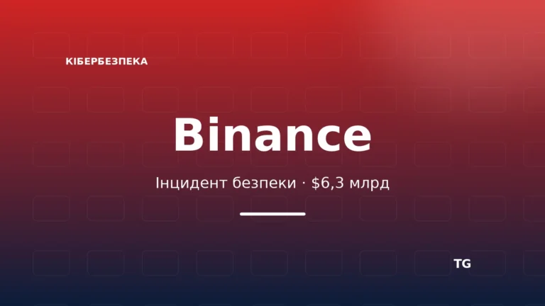 Binance: інцидент на $6,3 млрд і пауза виведення