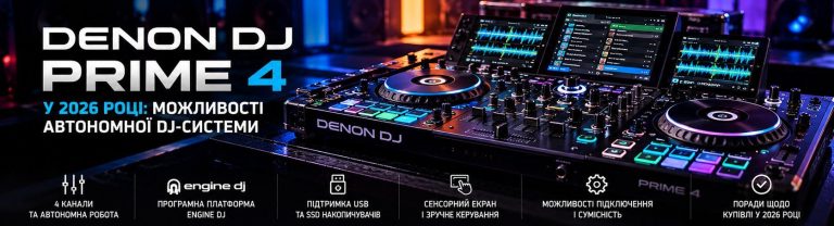 Denon DJ Prime 4 — автономна DJ-система