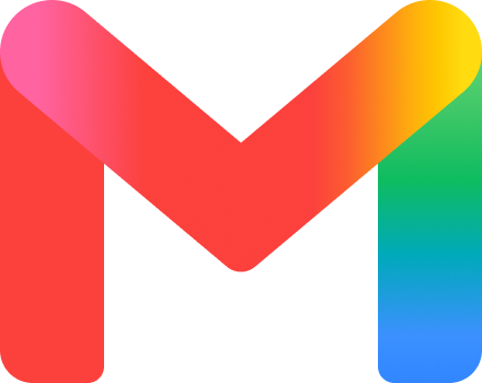 Кольоровий логотип Gmail з оновленим градієнтом 2026 року