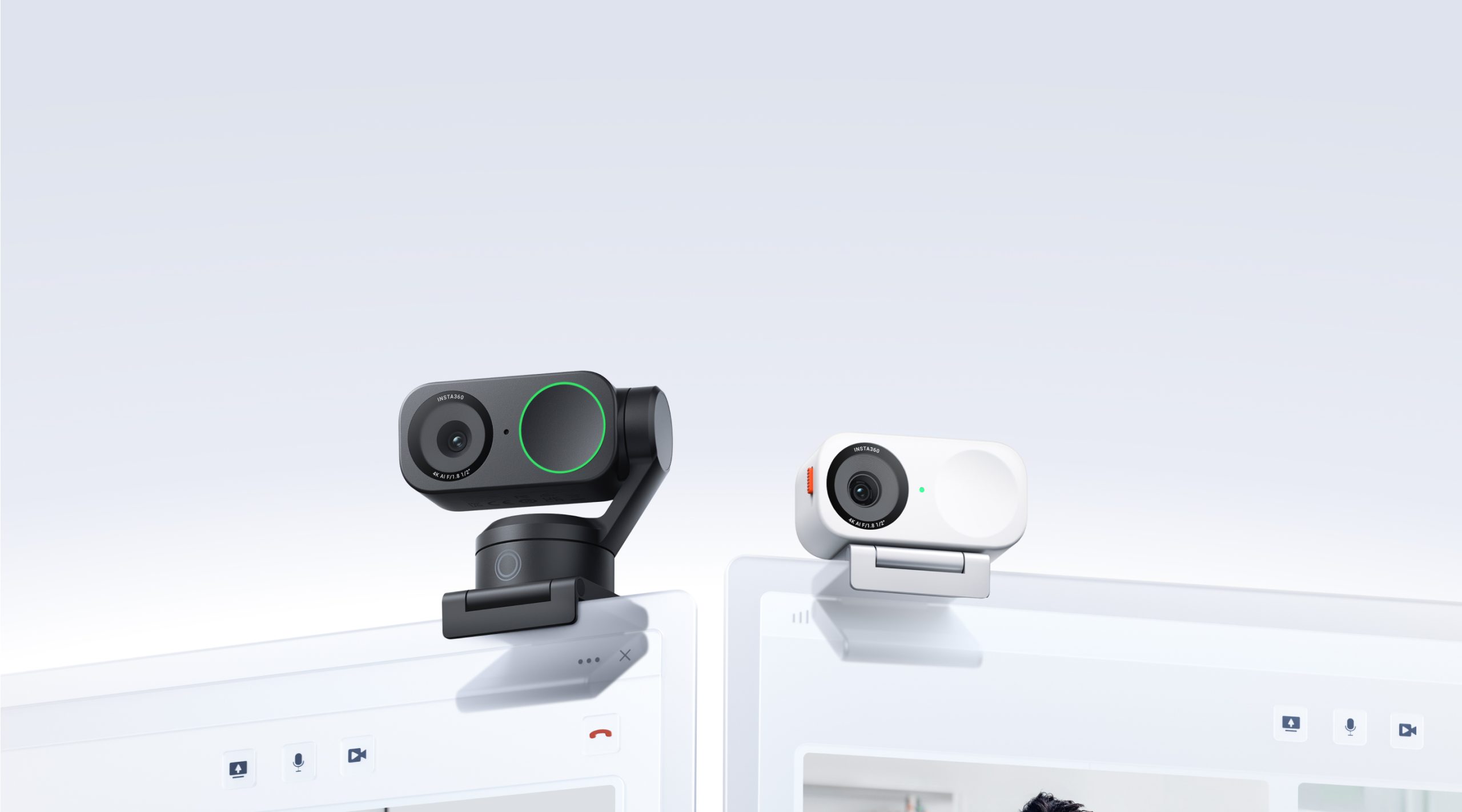 Вебкамера Insta360 Link 2 на промофото виробника