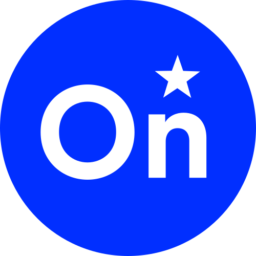 Логотип OnStar, сервісу підключених автомобілів General Motors