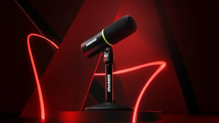 Динамічний USB мікрофон Shure MV6 у пресматеріалі виробника