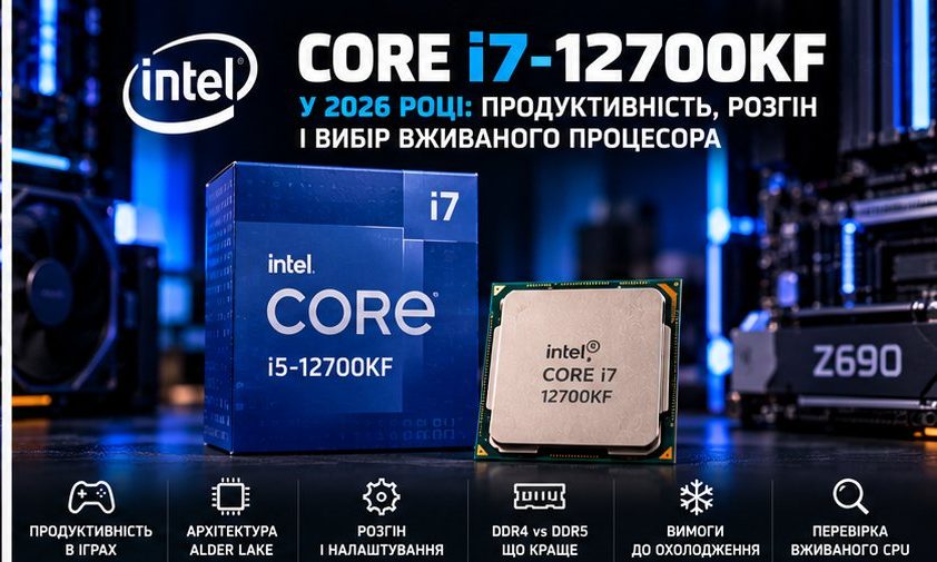 Intel Core i7-12700KF — ігри, робота та розгін